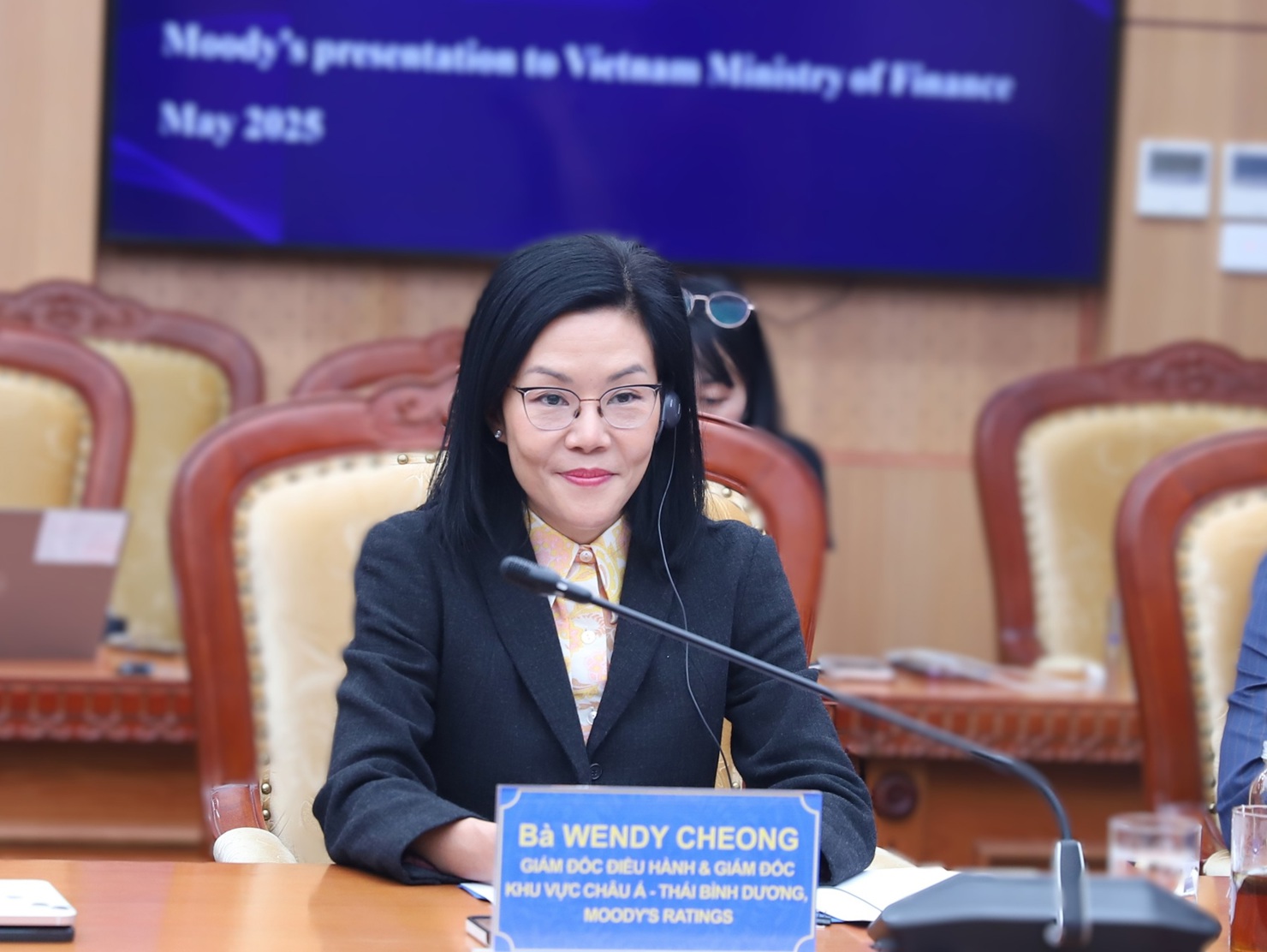Bà Wendy Cheong - Giám đốc Điều hành, Giám đốc khu vực Châu Á - Thái Bình Dương, Moody's Ratings.
