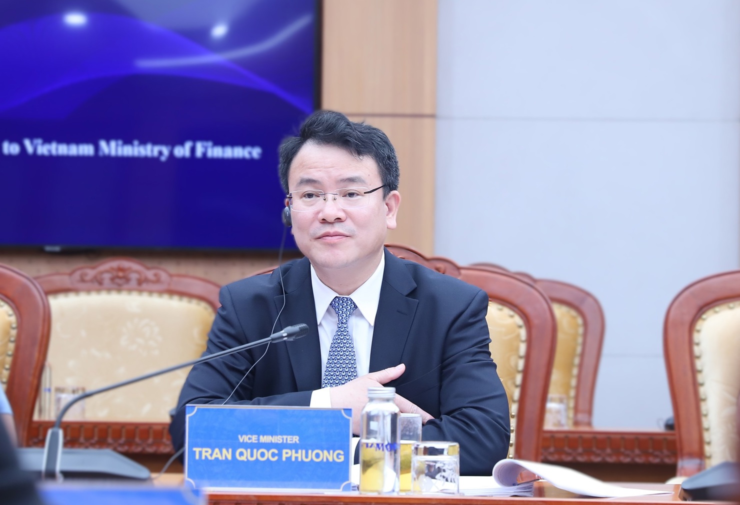 Thứ trưởng Trần Quốc Phương khẳng định, Bộ Tài chính luôn sẵn sàng hợp táp với các tổ chức xếp hạng tín nhiệm uy tín như Moody's.