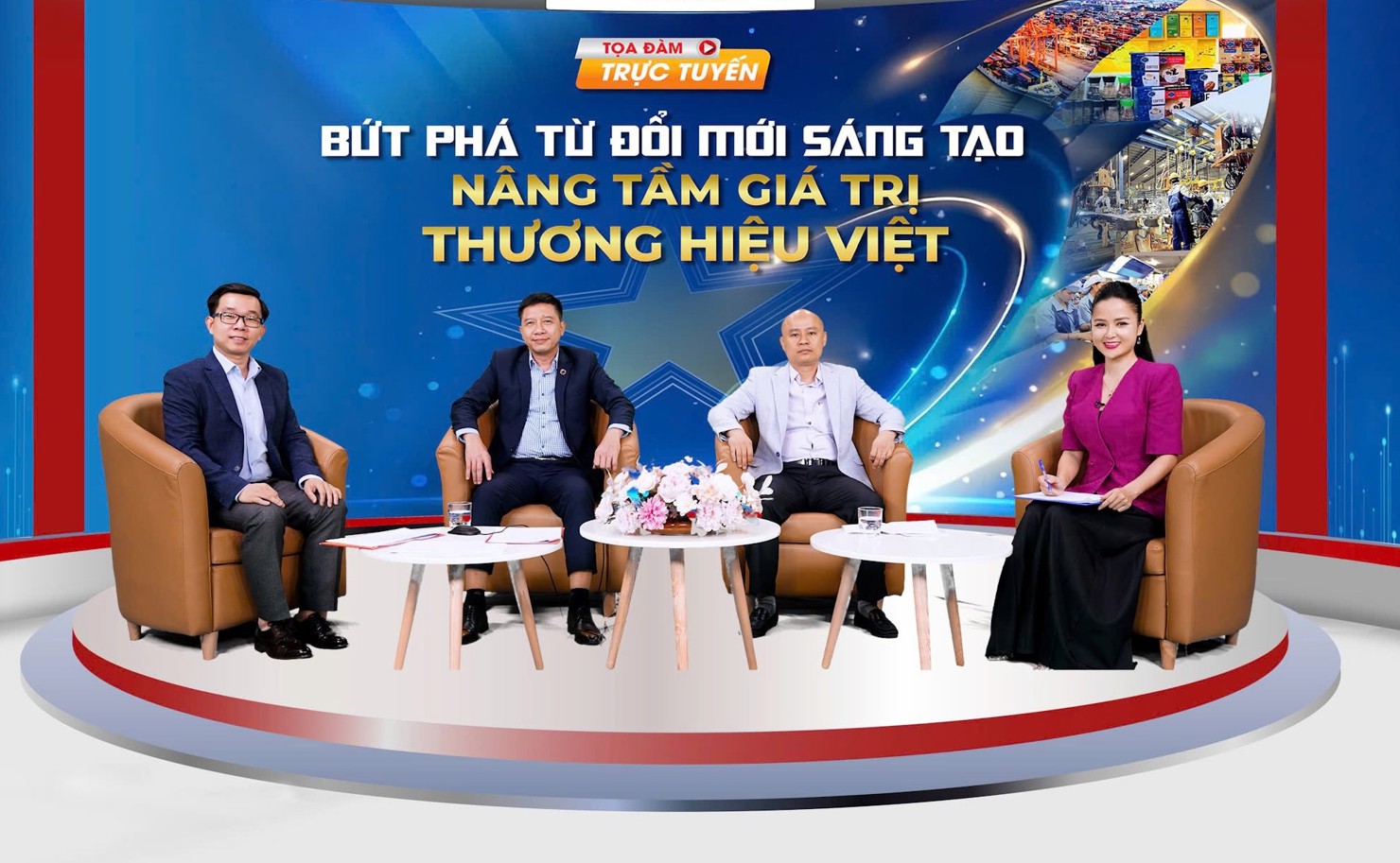 Tọa đàm “Bứt phá từ đổi mới, sáng tạo: Nâng tầm giá trị thương hiệu Việt”