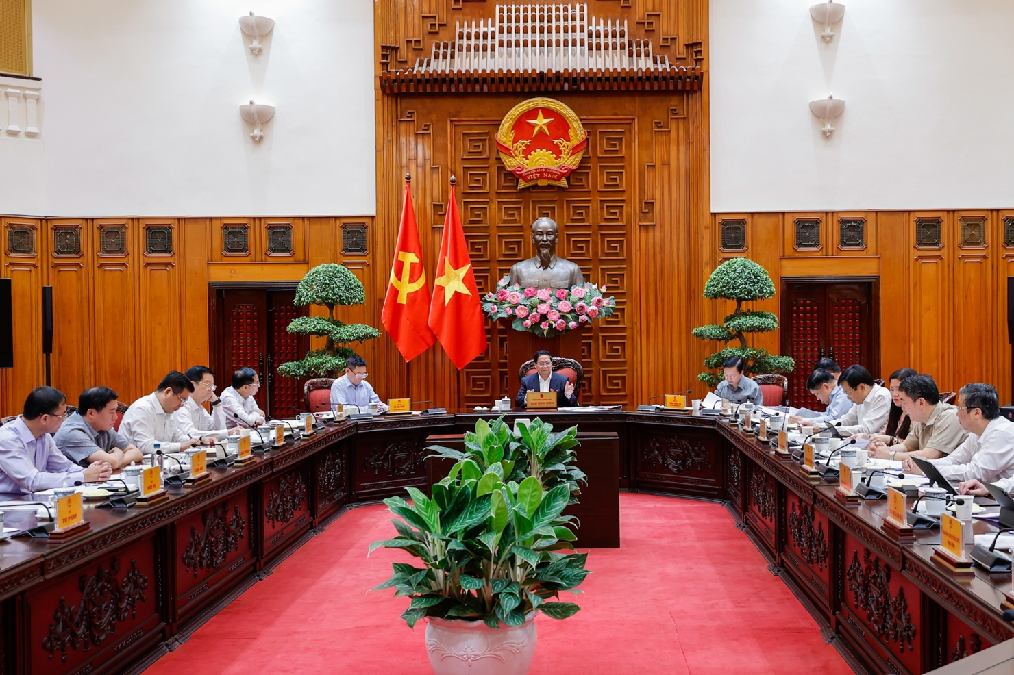 Toàn cảnh cuộc họp. Ảnh: VGP