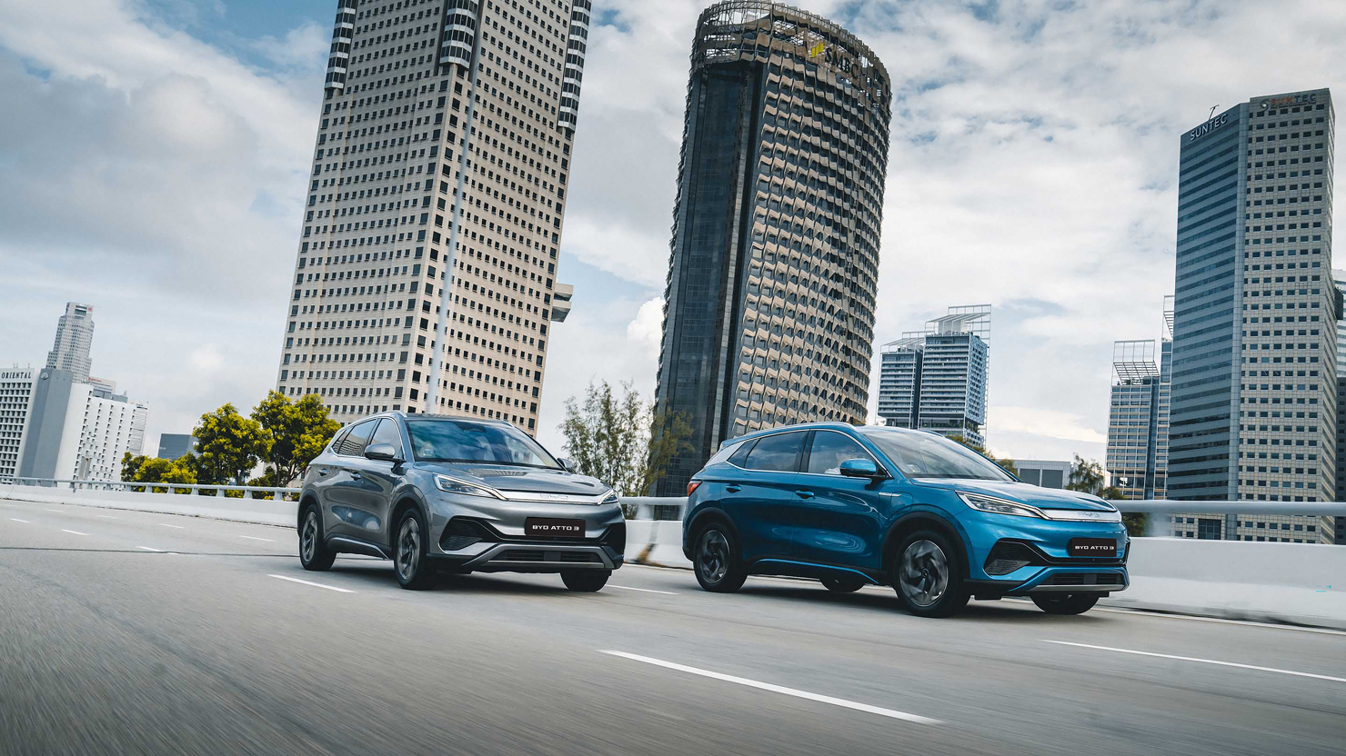 BYD ATTO 3 – SUV đô thị năng động, thích hợp cho tài xế GrabCar Plus hiện đại, nhiều công nghệ.