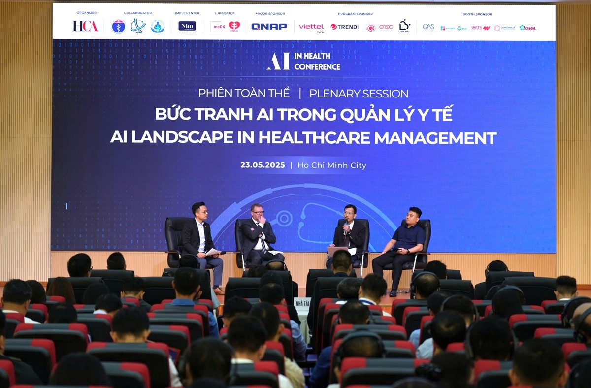 Hội nghị quốc tế Trí tuệ nhân tạo trong Y tế - AI in Health Conference 2025 lần đầu tiên tổ chức tại Việt Nam. Ảnh: TGS