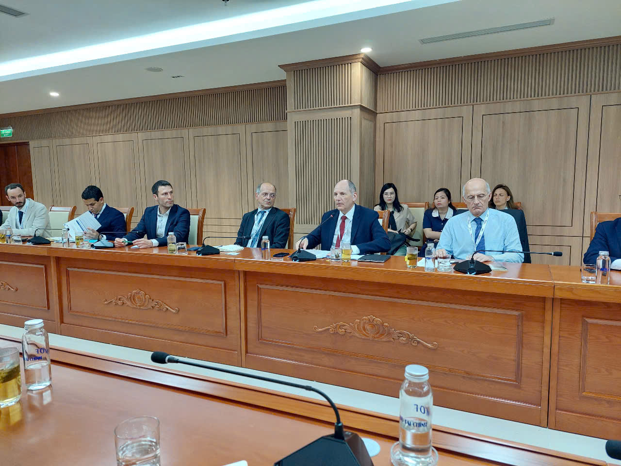 &Ocirc;ng Philippe Gautier &ndash; Tổng Gi&aacute;m đốc MEDEF ph&aacute;t biểu tại buổi l&agrave;m việc.