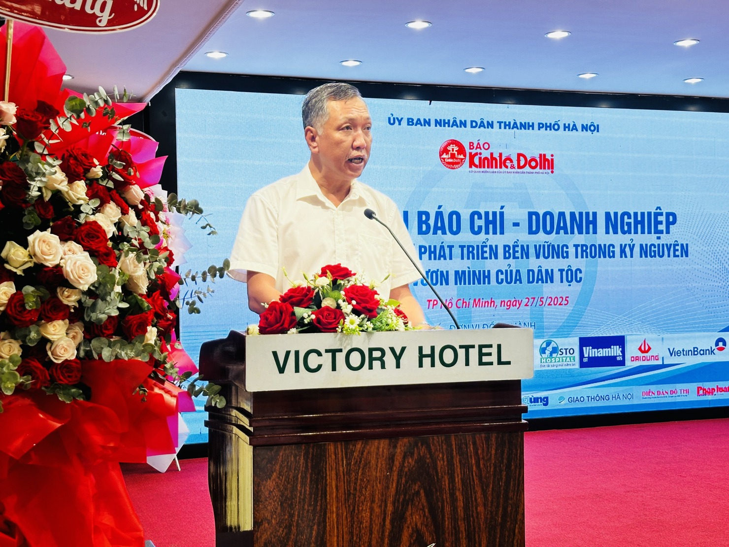 Ph&oacute; Tổng Bi&ecirc;n tập B&aacute;o Kinh tế &amp; Đ&ocirc; thị L&ecirc; Ho&agrave;ng Anh. Ảnh: Thanh Thủy