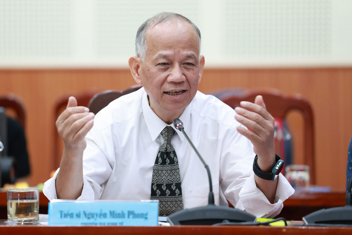 TS. Nguyễn Minh Phong - chuy&ecirc;n gia kinh tế đề xuất triển khai đồng bọ nh&oacute;m&nbsp;giải ph&aacute;p t&agrave;i ch&iacute;nh &ndash; ch&iacute;nh s&aacute;ch.