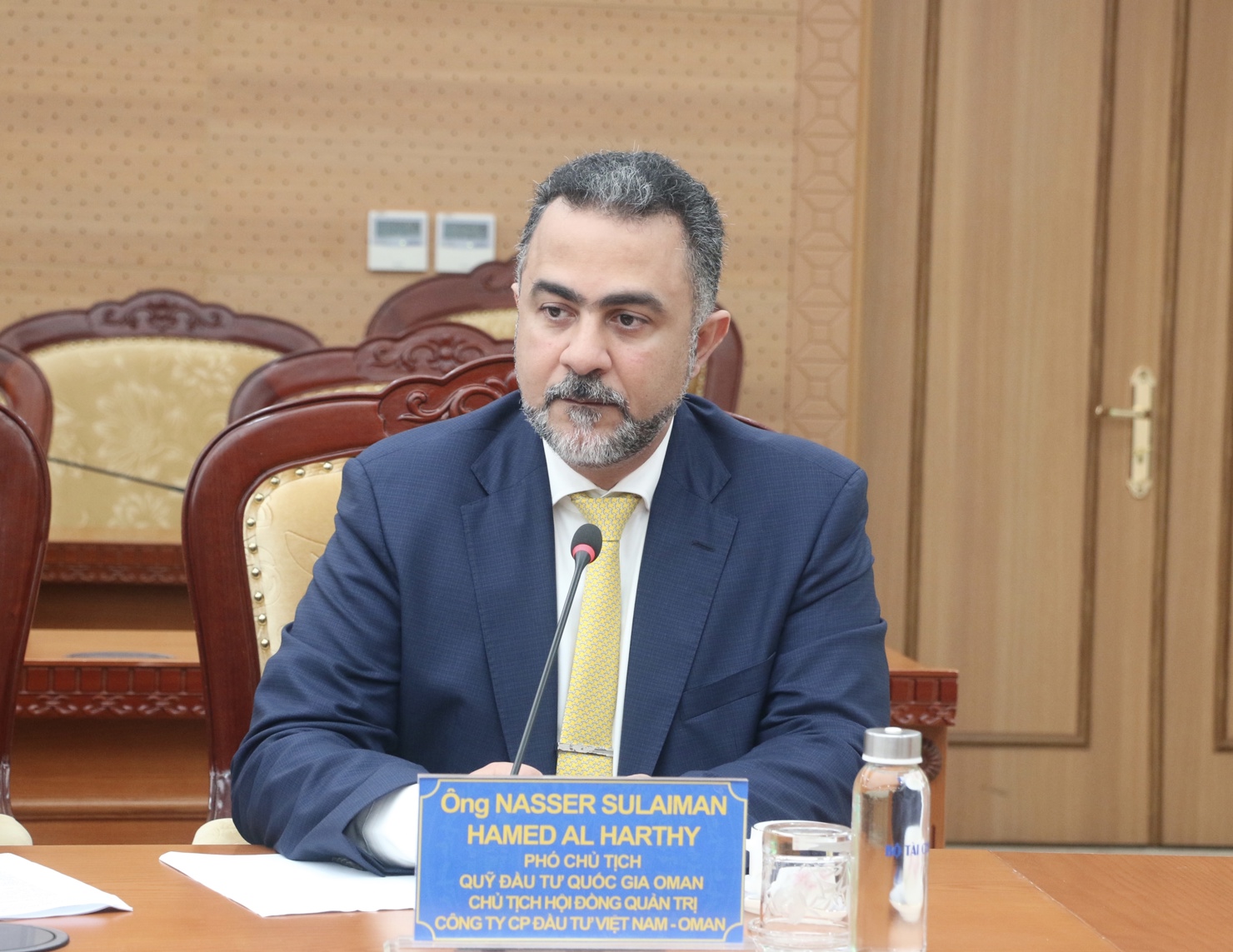 Phó Chủ tịch Cơ quan đầu tư quốc gia Oman Sheikh Nasser bin Suliman Al Harthy coi trọng việc tăng cường hợp tác với Việt Nam.