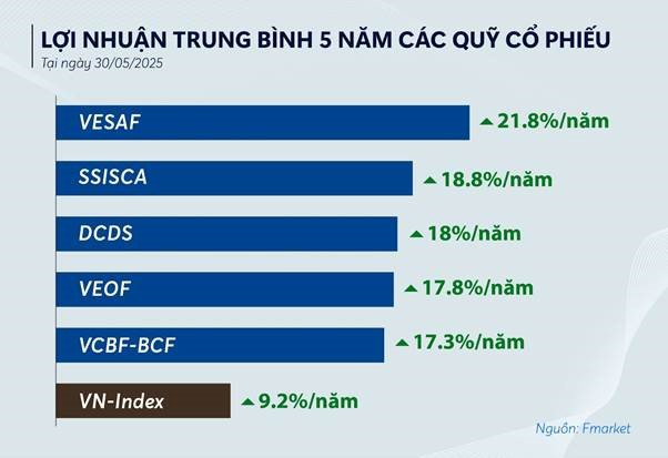 Lợi nhuận quỹ mở vẫn hấp dẫn trong dài hạn. Ảnh: Fmarket