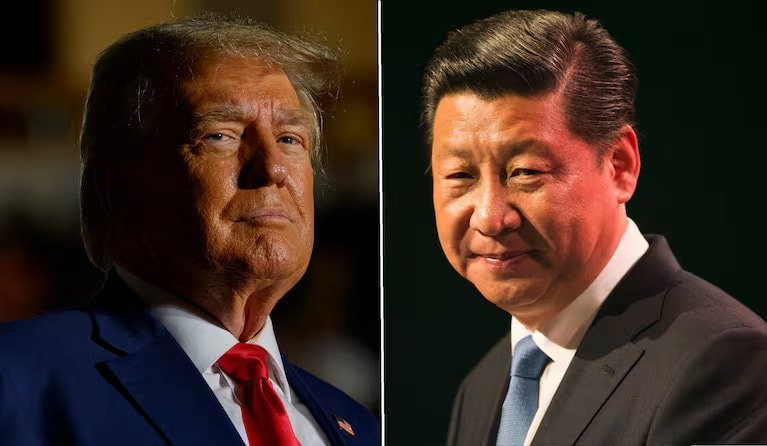 Tổng thống Mỹ Donald Trump và Chủ tịch Trung Quốc Tập Cận Bình đã có cuộc điện đàm nhằm tìm kiếm biện pháp giải quyết tranh chấp thương mại. Ảnh: OPB 