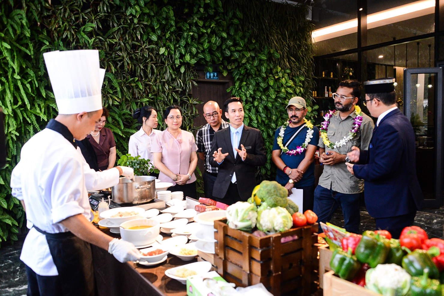 Đáp ứng các tiêu chuẩn về ẩm thực Hồi giáo là lợi thế để hút khách du lịch Halal. Ảnh: Internet