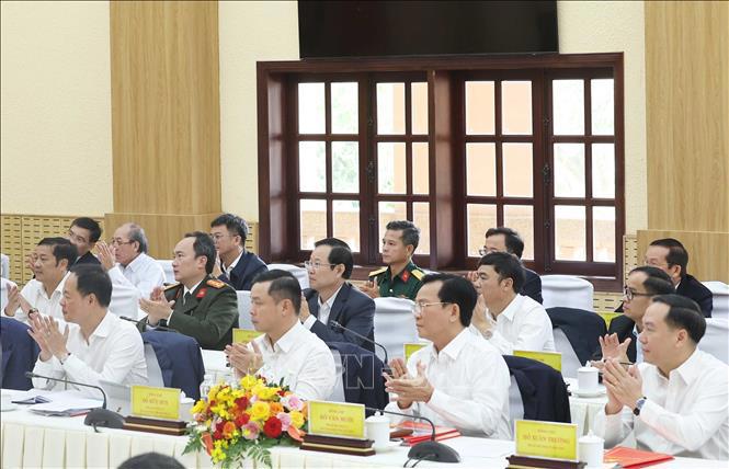 C&aacute;c đại biểu tham dự buổi l&agrave;m việc. &nbsp;