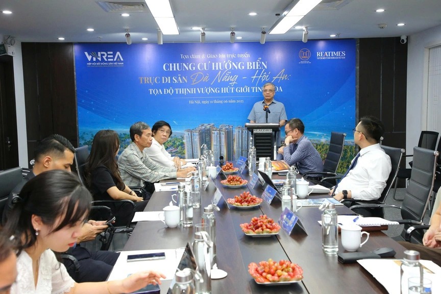 Quang cảnh tọa đàm "Chung cư hướng biển trục di sản Đà Nẵng - Hội An: Tọa độ thịnh vượng hút giới tinh hoa". 