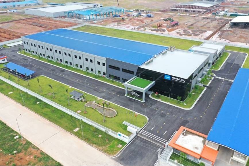 Nhà máy trong KCN Bá Thiện II, tỉnh Vĩnh Phúc