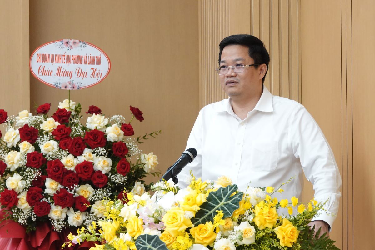 Thứ trưởng Nguyễn Đức T&acirc;m ph&aacute;t biểu chỉ đạo tại Đại hội. Ảnh: Linh Chi