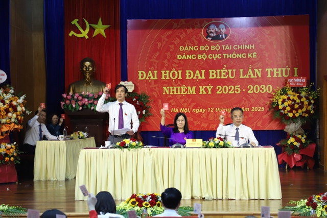 Đoàn Chủ tịch nghiêm túc điều hành Đại hội