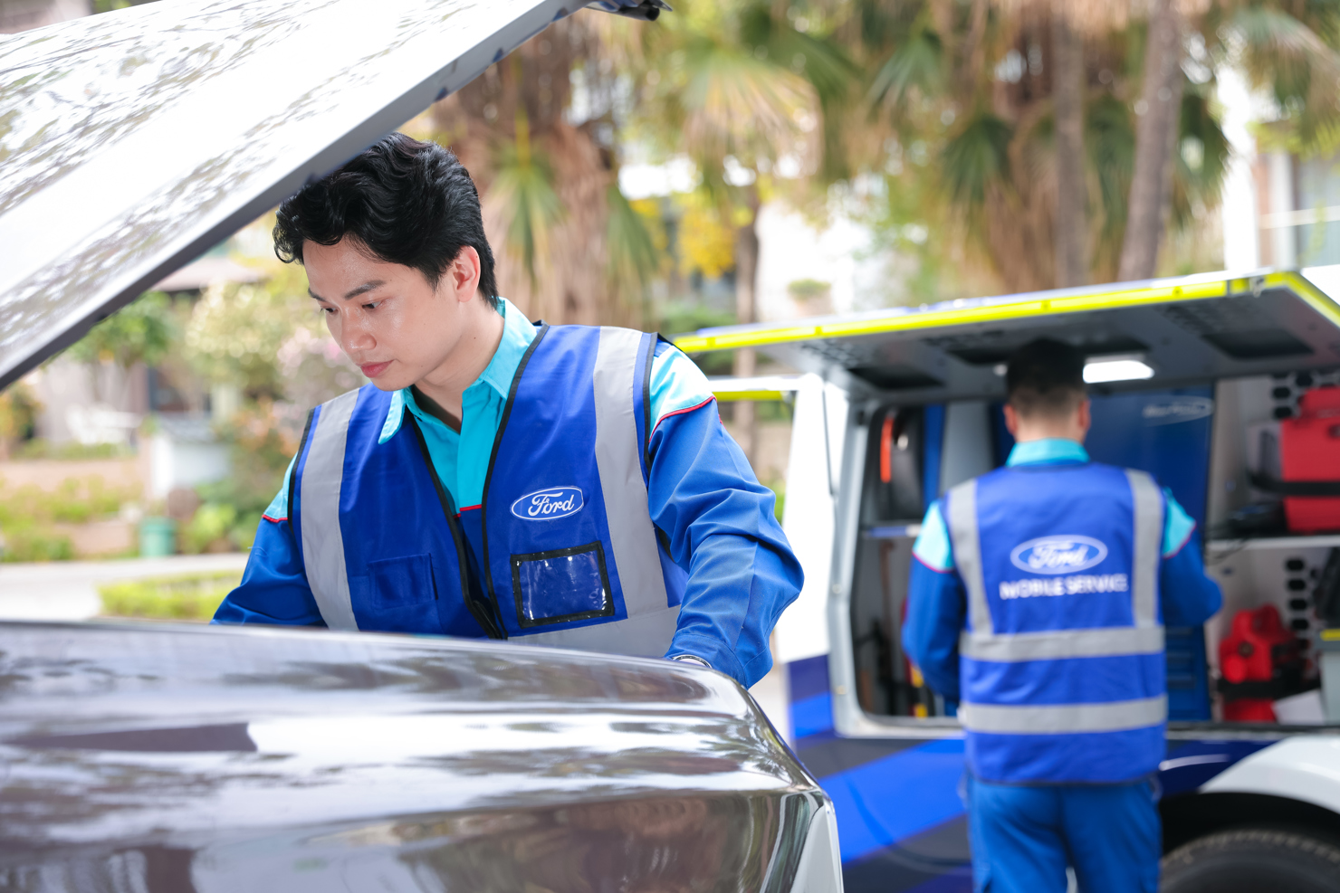 Nhờ trải nghiệm bảo dưỡng được cá nhân hoá theo nhu cầu của người dùng, Dịch vụ Lưu động 4 giờ liên tục được khách hàng Ford ưu tiên lựa chọn.