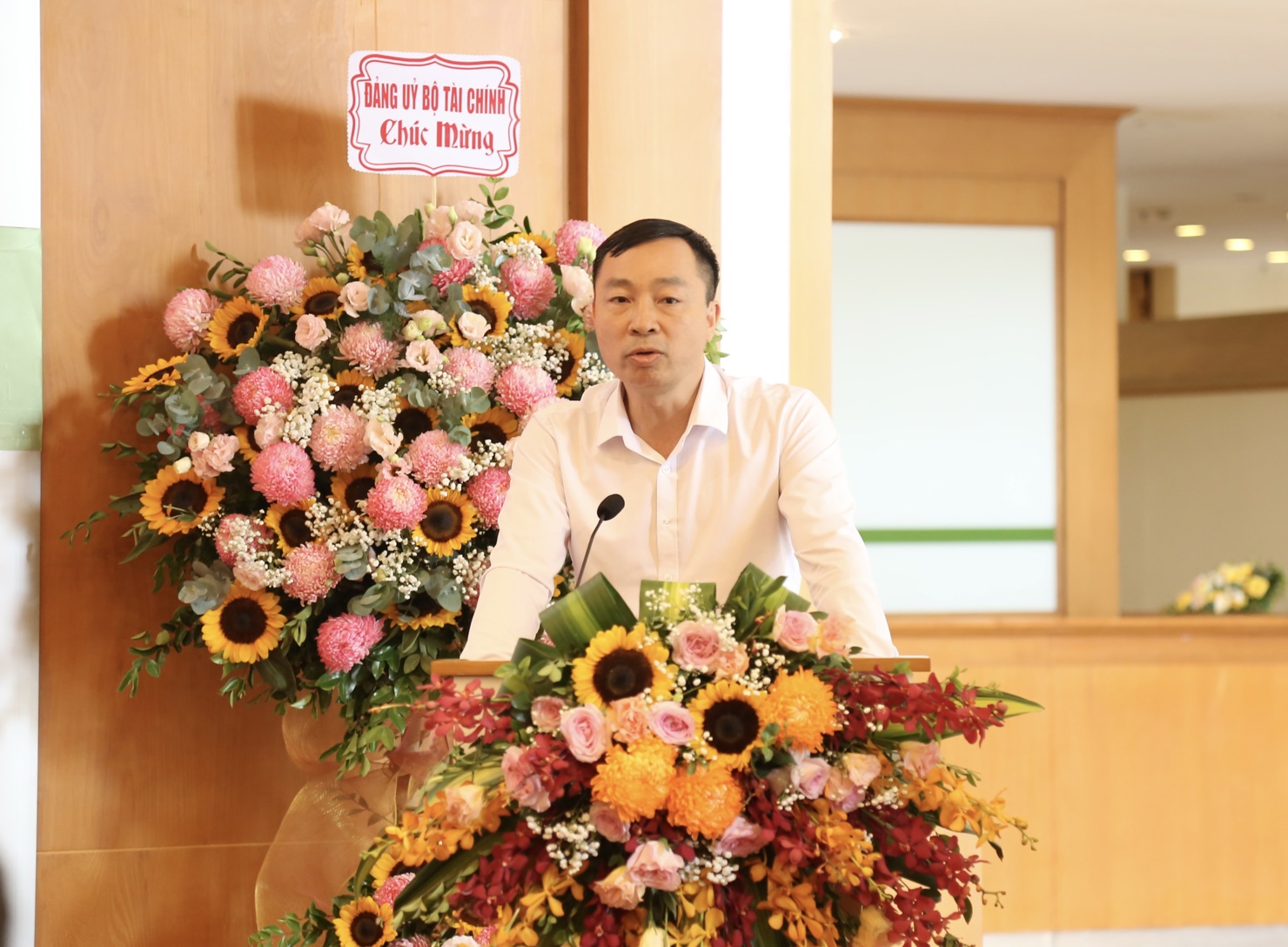 Đồng ch&iacute; Nguyễn Trọng Th&agrave;nh &ndash; Ph&oacute; B&iacute; thư Đảng ủy cơ quan Ủy ban Chứng kho&aacute;n Nh&agrave; nước ph&aacute;t biểu tại Đại hội.