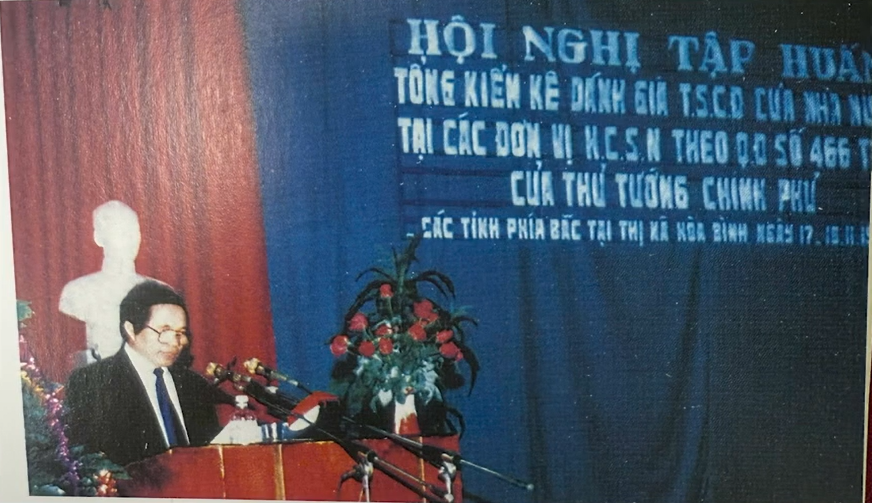 Tập huấn cho đợt tổng kiểm kê đầu tiên trên cả nước.