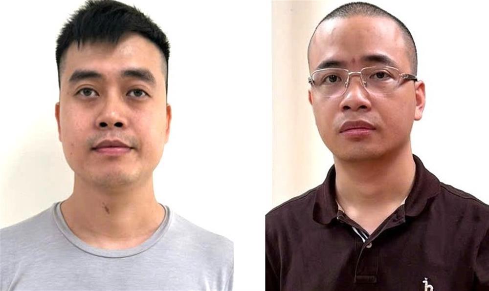 Các đối tượng: Hoàng Quang Thịnh (bên trái) và La Khắc Minh. Ảnh: Bộ Công an.