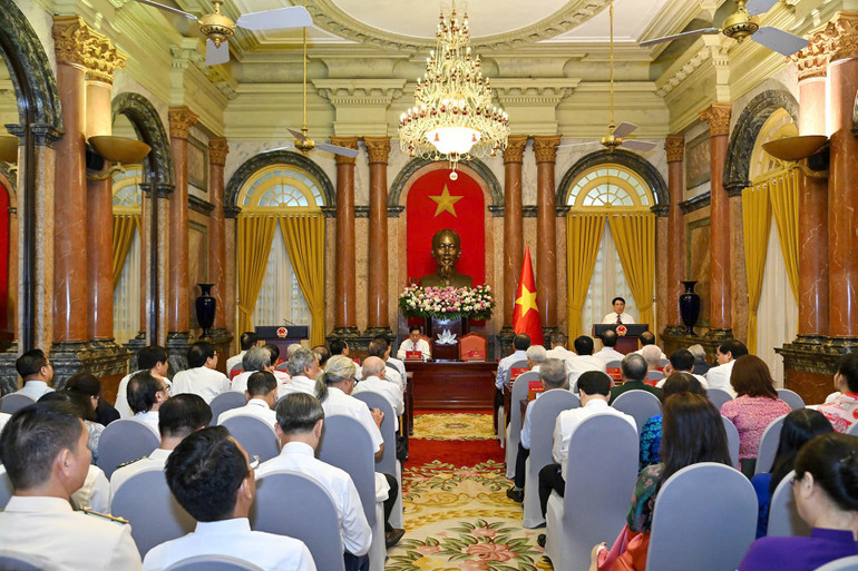 Toàn cảnh buổi gặp mặt.