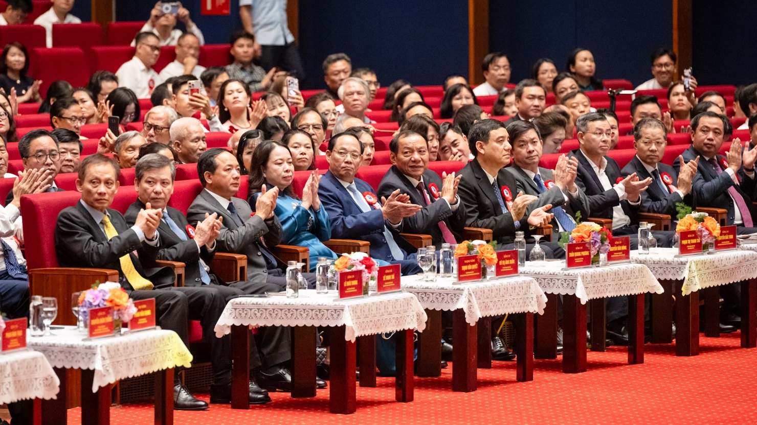 Các đại biểu tham dự Lễ kỷ niệm. Ảnh: Phạm Thắng. 