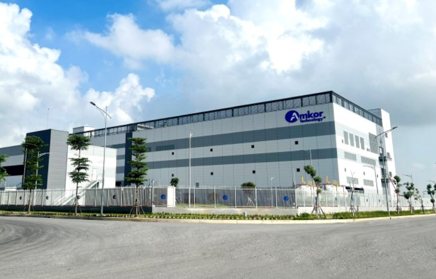 Nhà máy Amkor quy mô lớn tại Khu công nghiệp Yên Phong 2C (Bắc Ninh).