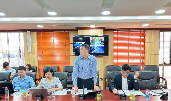 PGS.TS. Lưu Đức Tuyên - Phó Cục trưởng Cục Quản lý, giám sát kế toán, kiểm toán phát biểu tại Hội nghị