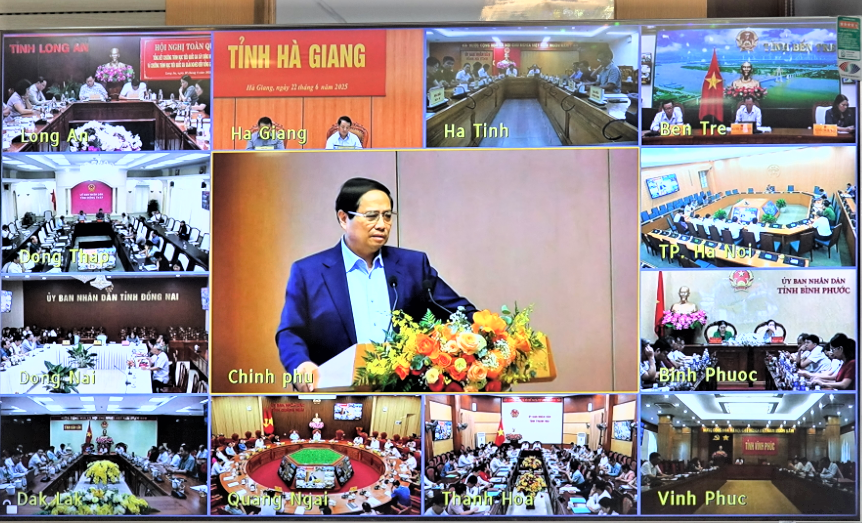 Hội nghị được tổ chức trực tuyến tới 63 điểm cầu trên cả nước.