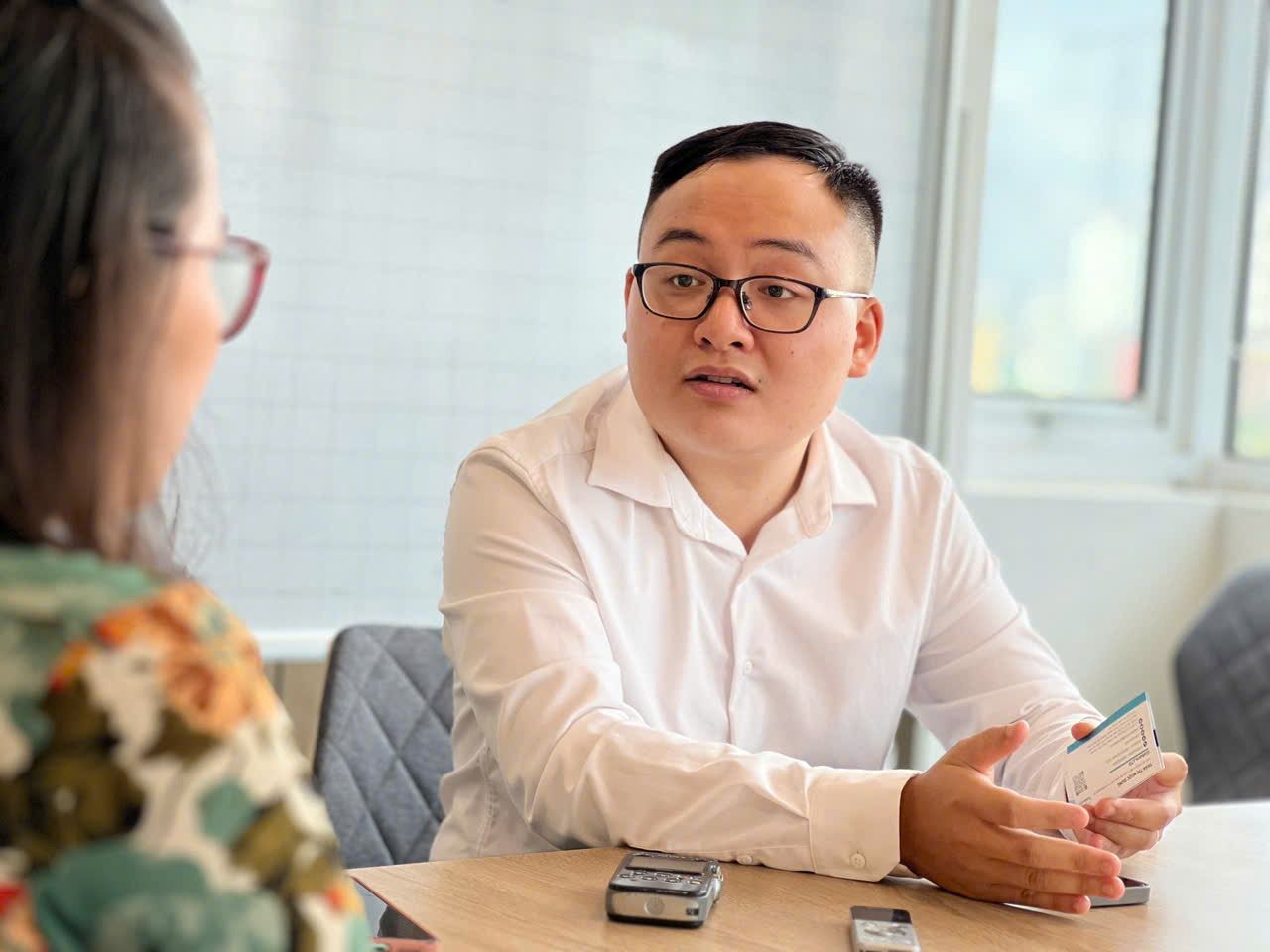 Ông Đỗ Đức Minh - Ban Quản lý dự án quốc tế , Ngân hàng SHB. 