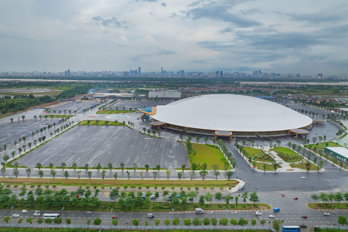 Khu triển lãm ngoài trời có diện tích hơn 200.000 m².