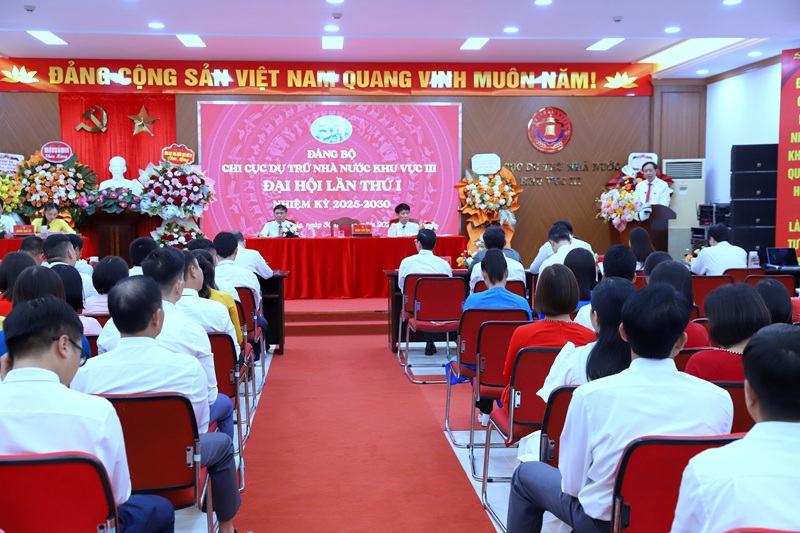 Đại hội Đảng bộ Chi cục DTNN khu vực III &nbsp;lần thứ I, nhiệm kỳ 2025-2030 th&agrave;nh c&ocirc;ng tốt đẹp.