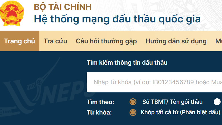 Từ ngày 1/7/2025, Hệ thống mạng đấu thầu quốc gia được tiến hành nâng cấp