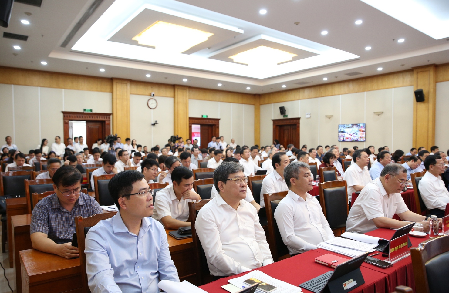C&aacute;c đại biểu tham dự Hội nghị - Ảnh: VGP/Nguyễn Ho&agrave;ng. &nbsp;