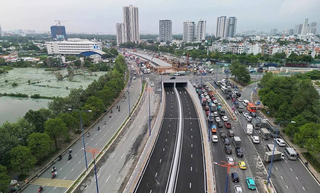 Nút giao thông An Phú, một trong những dự án trọng điểm của TP. Hồ Chí Minh. Ảnh: TL