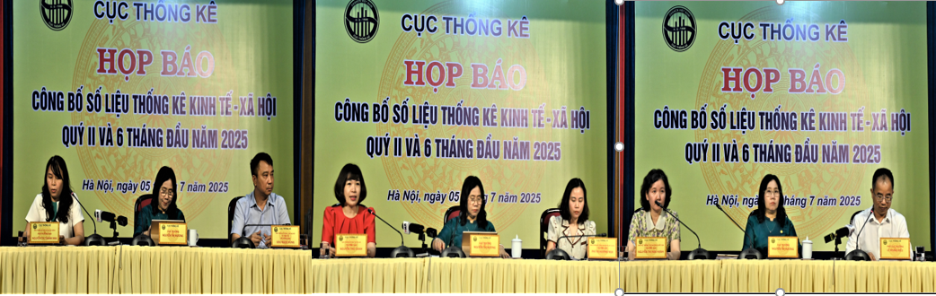 Cục Thống kê trả lời câu hỏi của các đại biểu tại Họp báo.