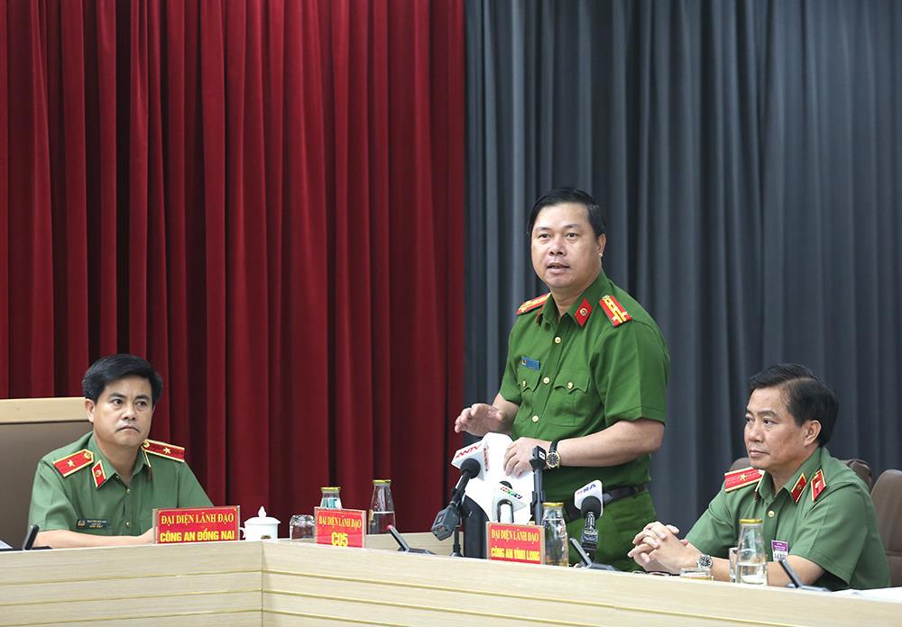 Đại tá Nguyễn Công Khôi - Phó Cục trưởng Cục Cảnh sát phòng, chống tội phạm về môi trường thông tin về vụ C.P. Việt Nam.