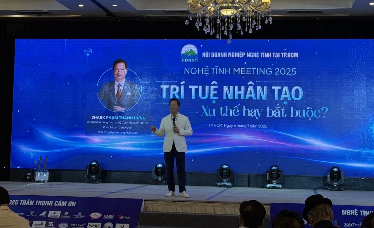 Shark Hưng (Phạm Thanh Hưng) – Chủ tịch Hội đồng đầu tư quỹ Columbus S.V Partner, Phó Chủ tịch CenGroup, nhà sáng lập nền tảng AIchot.vn. Ảnh: TS