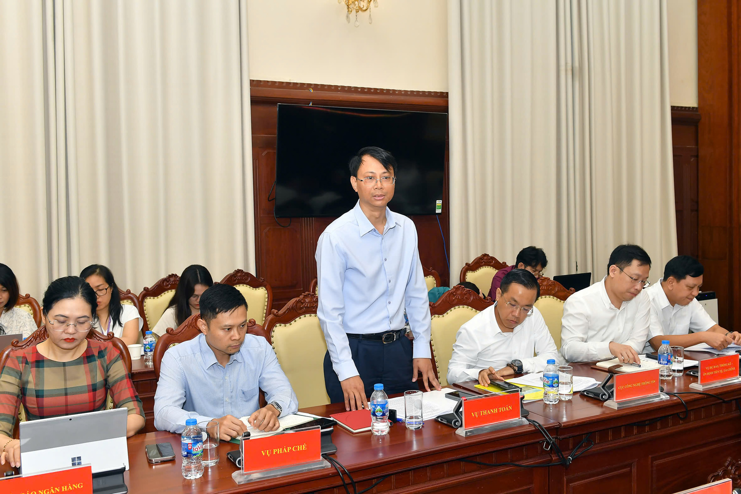 Ông Lê Anh Dũng - Phó Vụ trưởng Vụ Thanh toán.
