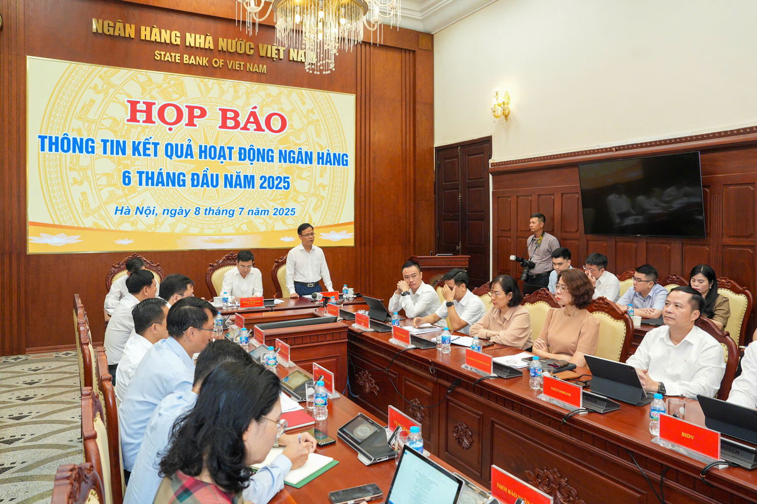 Quang cảnh buổi họp b&aacute;o.&nbsp;
