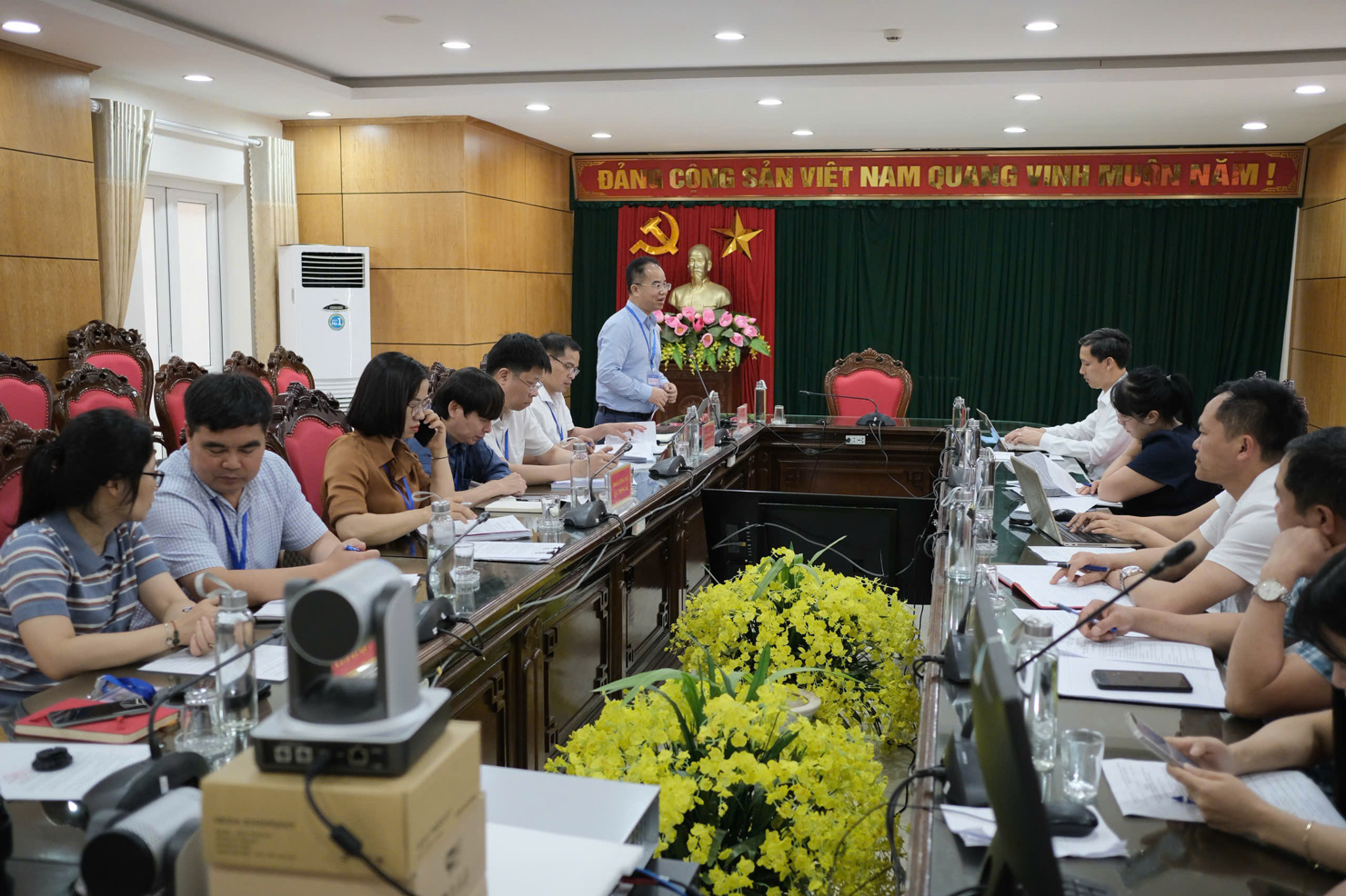 Phó Cục trưởng Cục Thống kê Lê Trung Hiếu chỉ đạo tổ chức thực hiện TĐTNN 2025 tại tỉnh Sơn La