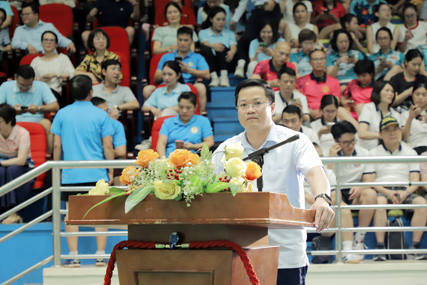 Thứ trưởng Bộ T&agrave;i ch&iacute;nh Nguyễn Đức T&acirc;m ph&aacute;t biểu tại&nbsp;Lễ Bế mạc.