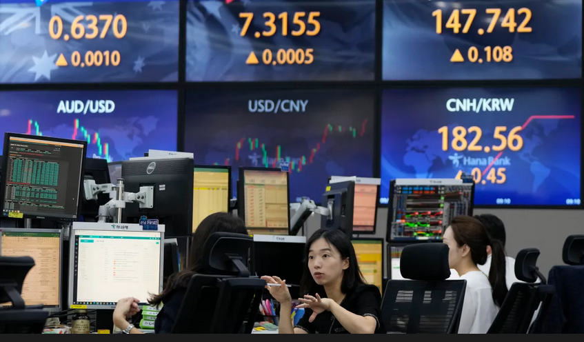 TTCK châu Á ghi nhận sắc xanh bao phủ phần lớn các chỉ số chính. Ảnh Internet