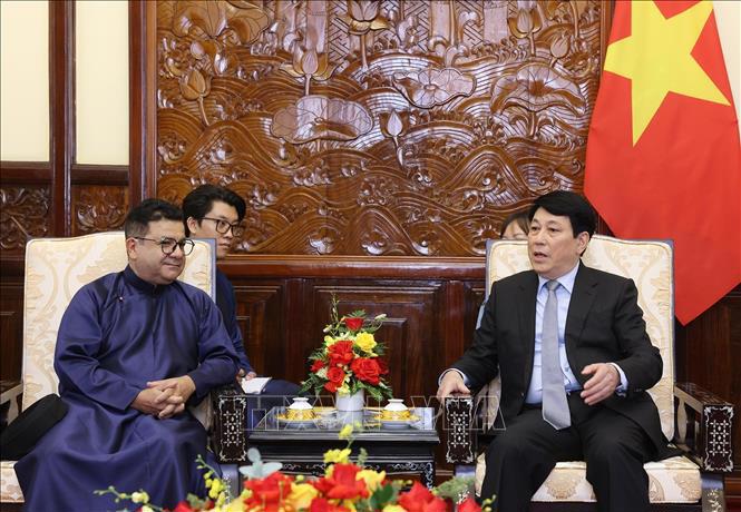 Chủ tịch nước bày tỏ hài lòng trước sự phát triển tích cực của quan hệ Việt Nam – Chile - Ảnh: TTXVN