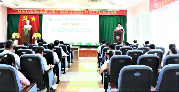 Tập huấn là một trong những nhiệm vụ quan trọng trong Tổng điều tra nông thôn nông nghiệp năm 2025.