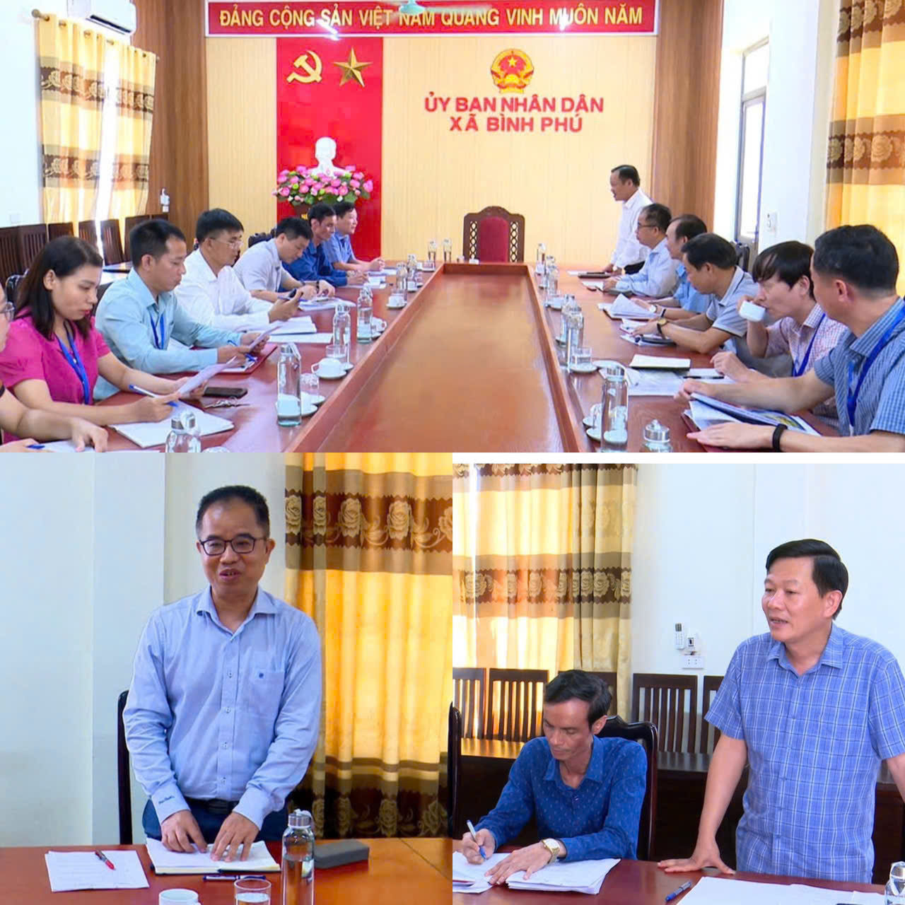 Đo&agrave;n c&ocirc;ng t&aacute;c Cục Thống k&ecirc; l&agrave;m việc với UBND x&atilde; B&igrave;nh Ph&uacute; về tổng điều tra n&ocirc;ng th&ocirc;n, n&ocirc;ng nghiệp năm 2025.