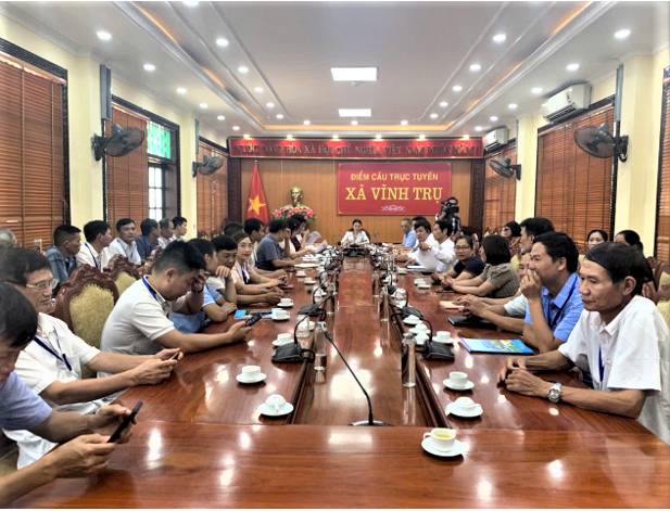 Ban Chỉ đạo TĐTNN 2025 Trung ương l&agrave;m việc tại x&atilde; Vĩnh Trụ, tỉnh Ninh B&igrave;nh về c&ocirc;ng t&aacute;c triển khai Tổng điều tr&ecirc;n địa b&agrave;n x&atilde;