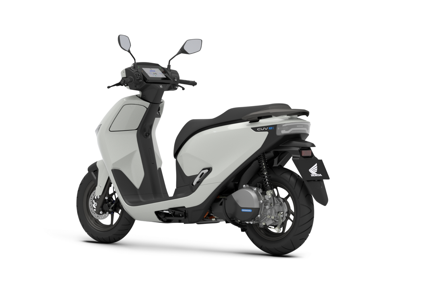 Mẫu xe điện cao cấp CUV e: có giá bán ước khoảng trên 90 triệu đồng, việc áp dụng chính sách cho thuê được xem là cách làm nhằm tiếp cận được với nhiều khách hàng hơn.