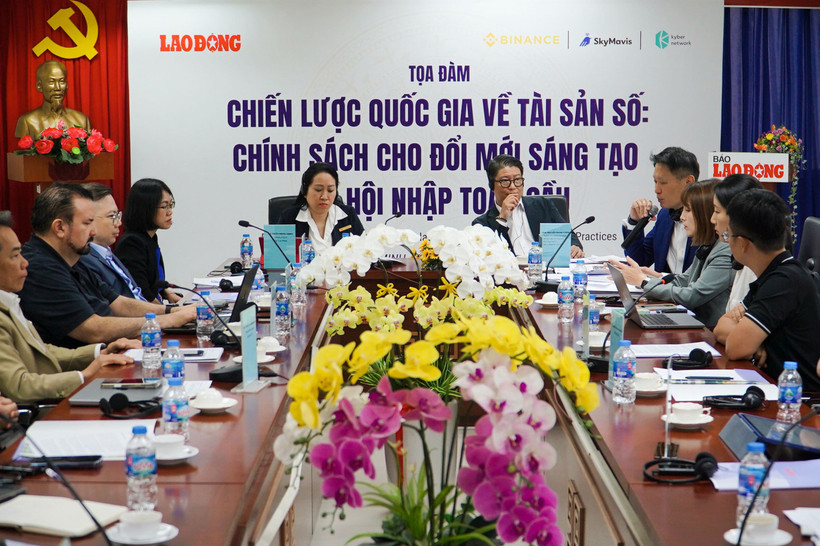Tọa đ&agrave;m &ldquo;Chiến lược quốc gia về t&agrave;i sản số: Ch&iacute;nh s&aacute;ch cho đổi mới s&aacute;ng tạo v&agrave; hội nhập to&agrave;n cầu&rdquo;.