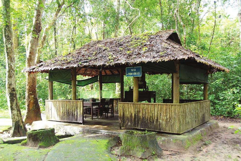Nhà làm việc của đồng chí Phạm Văn Xô - Trưởng ban Kinh tài Trung ương Cục miền Nam.