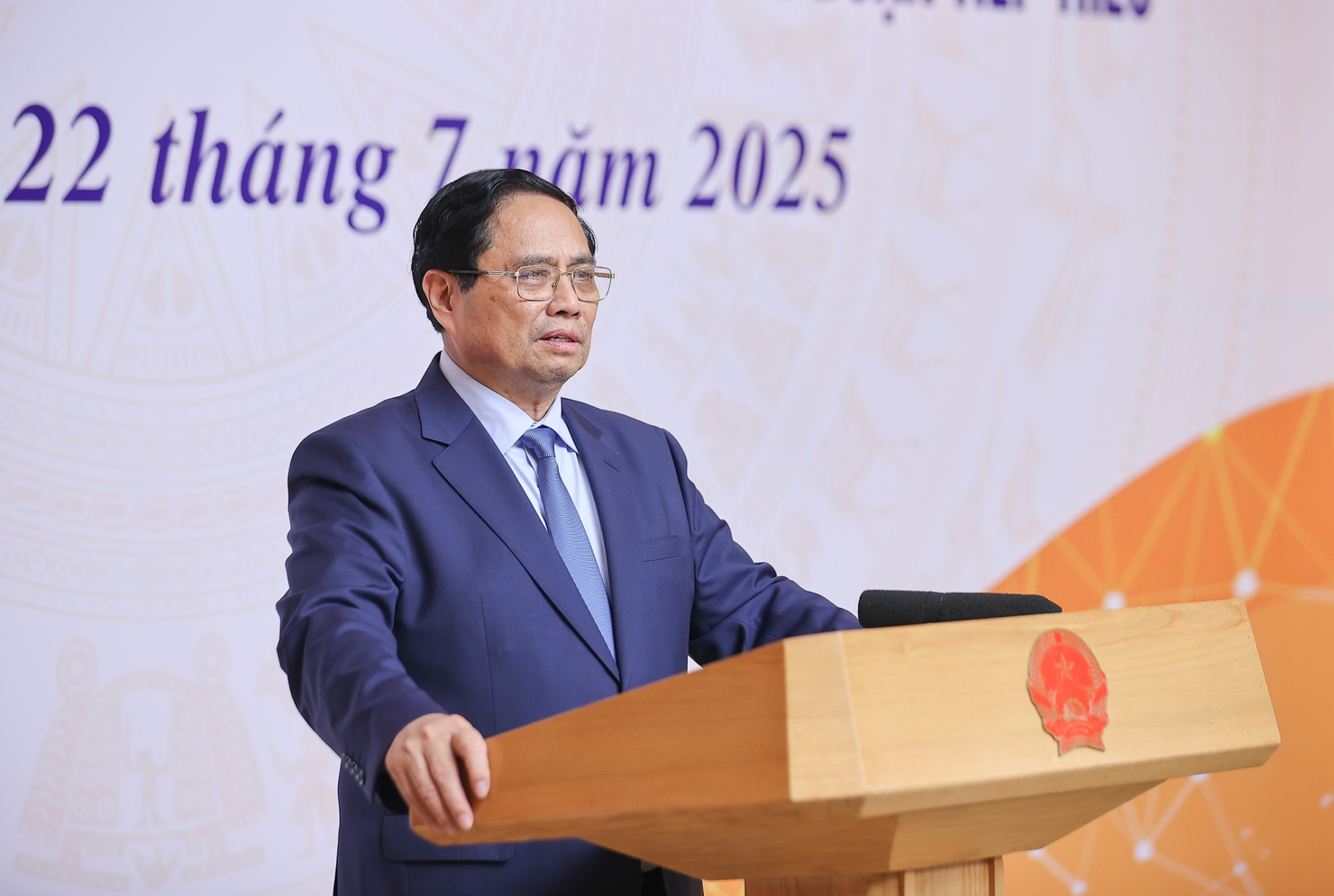 Thủ tướng khẳng định, công tác đối ngoại là điểm sáng trong kết quả 6 tháng đầu năm 2025. Ảnh: VGP