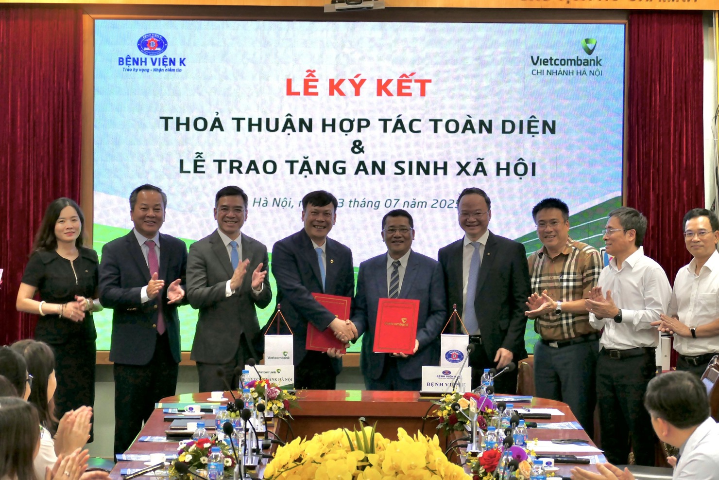 Vietcombank đồng hành cùng Bệnh viện K hiện đại hóa bệnh án điện tử - Ảnh 1